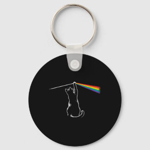 Grappige Kat Rock Muziek Cadeau Vrouwen Kinderen M Sleutelhanger