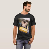 Grappige Kat Roller Coaster Domme Meme Grafisch Si T-shirt (Voorkant volledig)