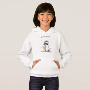 Grappige kat saxofoonspeler Jazz Unisex Kinderen