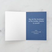 Grappige Kat Schattige Vrolijke Kerst Kaart (Binnen)