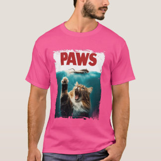 Grappige Kat Schattigee Kattenliefhebber Paws Kat  T-shirt