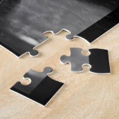 Grappige kat selfie met UFO buitenaardse drones Legpuzzel (Zijkant)