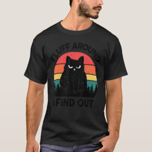 Grappige Kat-Shirt Pluis Rondom Ontdek Mannen Vrou T-shirt
