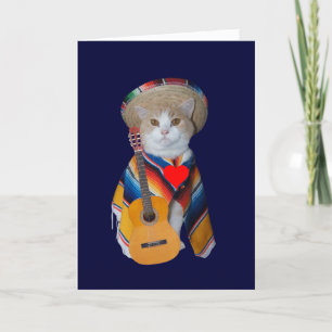 Grappige kat Spaanse Valentijn Feestdagen Kaart