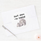 Grappige kat sticker (Envelop)