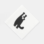 grappige kat t servet (Hoek)