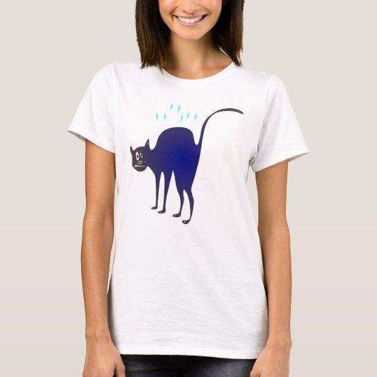 grappige kat t-shirt (Voorkant)