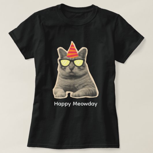 Grappige kat t-shirt (Design voorkant)