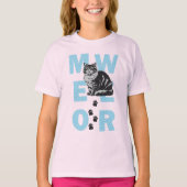 grappige kat t-shirt (Voorkant)
