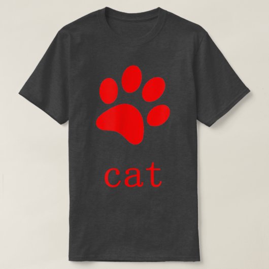 grappige kat T-Shirt (Design voorkant)