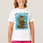 grappige kat t-shirt (Voorkant)