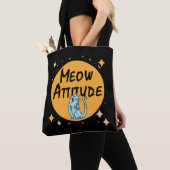 grappige kat tote bag (Dichtbij)
