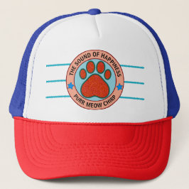 grappige kat trucker pet