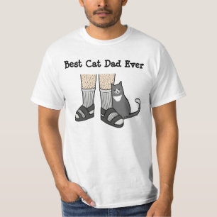 Grappige Kat Vader Beste Kat Vader Ooit Grafische T-shirt