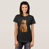 Grappige Kat Vader Moeder Kitten Kawaii Liefhebber T-shirt (Voorkant volledig)