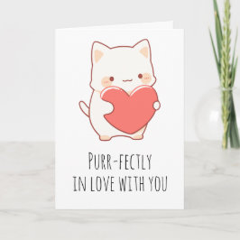 Grappige kat valentijn kaarten