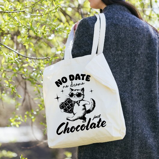 Grappige kat Valentijnsdag Tote Bag