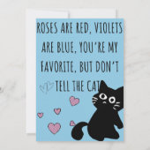 Grappige kat valentijnskaarten (Achterkant)