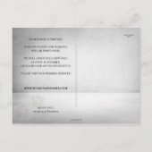 Grappige kat Verander de datum van de bruiloft Uit Aankondigingskaart (Achterkant)