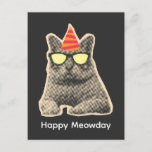 Grappige kat verjaardag