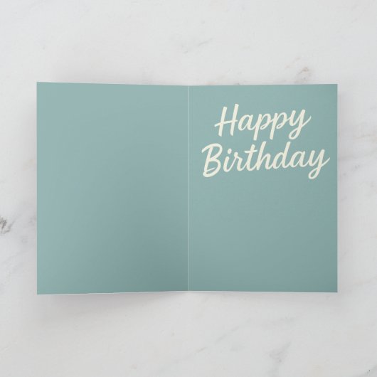 Grappige kat Verjaardag Grumpy maar Fabulous met n Kaart (Binnen)