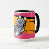 Grappige Kat, Vette Kat, Grappig Lettertype, Moder Mok (Voorkant rechts)