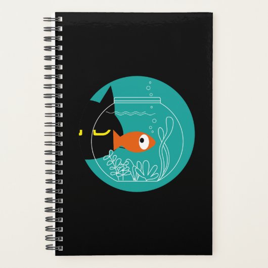 Grappige Kat & Vis Planner – Kuro Catto + Kin-chan (Voorkant)
