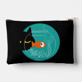 Grappige kat & vis zakje – Kuro Catto + Kin-chan Etui (Achterkant)