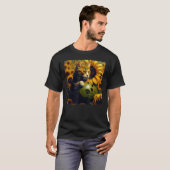 Grappige kat voetbal sweatshirt voor kinderen, vro (Voorkant volledig)