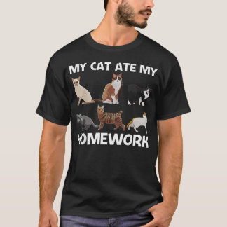 Grappige Kat Voor Jongens Kat Liefhebber Kat Vrouw T-shirt