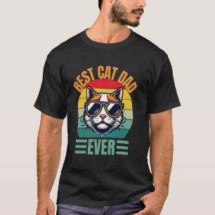 Grappige Kat- voor mannen Beste Kat Vader Ooit Gra T-shirt