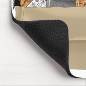 Grappige Kat Vrouw Starter Kit Humor Wit Muismat (Hoek)