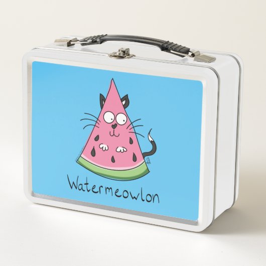 Grappige Kat Watermeloen Schattige Kinderen (Voorkant)