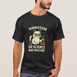 Grappige kat wetenschap citaat Geek Nerd humor T-shirt