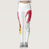 Grappige kat, wie deed het licht uit? leggings (Voorkant)