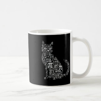 Grappige kat wiskunde liefhebber geek ontwerp koffiemok