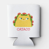 Grappige Kataco Can Koeler Schattige Kat Taco Woor (Achterkant)