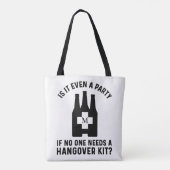 Grappige katerkit Monogram Tote Bag (Achterkant)