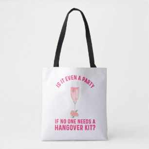 Grappige katerkit Wijn Bloem Tas
