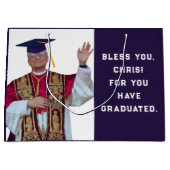 Grappige katholieke school afstuderen groot cadeauzakje (Voorkant)