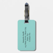 Grappige katten bij yoga bagagelabel (Achterkant verticaal)