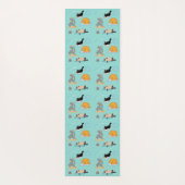 Grappige katten bij yoga yogamat (Achterkant)