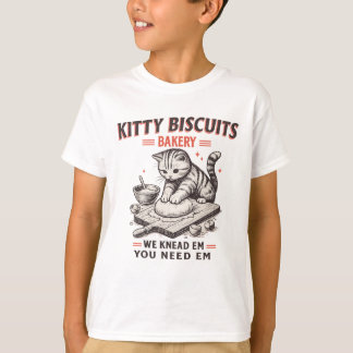 Grappige Katten Biscuit Bakkerij T-shirt