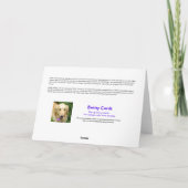 Grappige katten die je me vertelde dat er CAKE Ver Kaart (Achterkant)