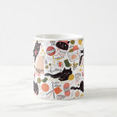 Grappige katten en garen koffiemok (Center)