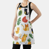 Grappige katten & fruit schort – Mooie & speelse k (Insitu)