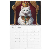 Grappige Katten Gekleed als Royalty-kalender Kalender (Feb 2026)
