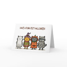 Grappige Katten Gelukkig Halloween