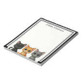 Grappige katten gluren notitieblok (Linkerzijde)
