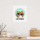 Grappige katten grap poster (Keuken)